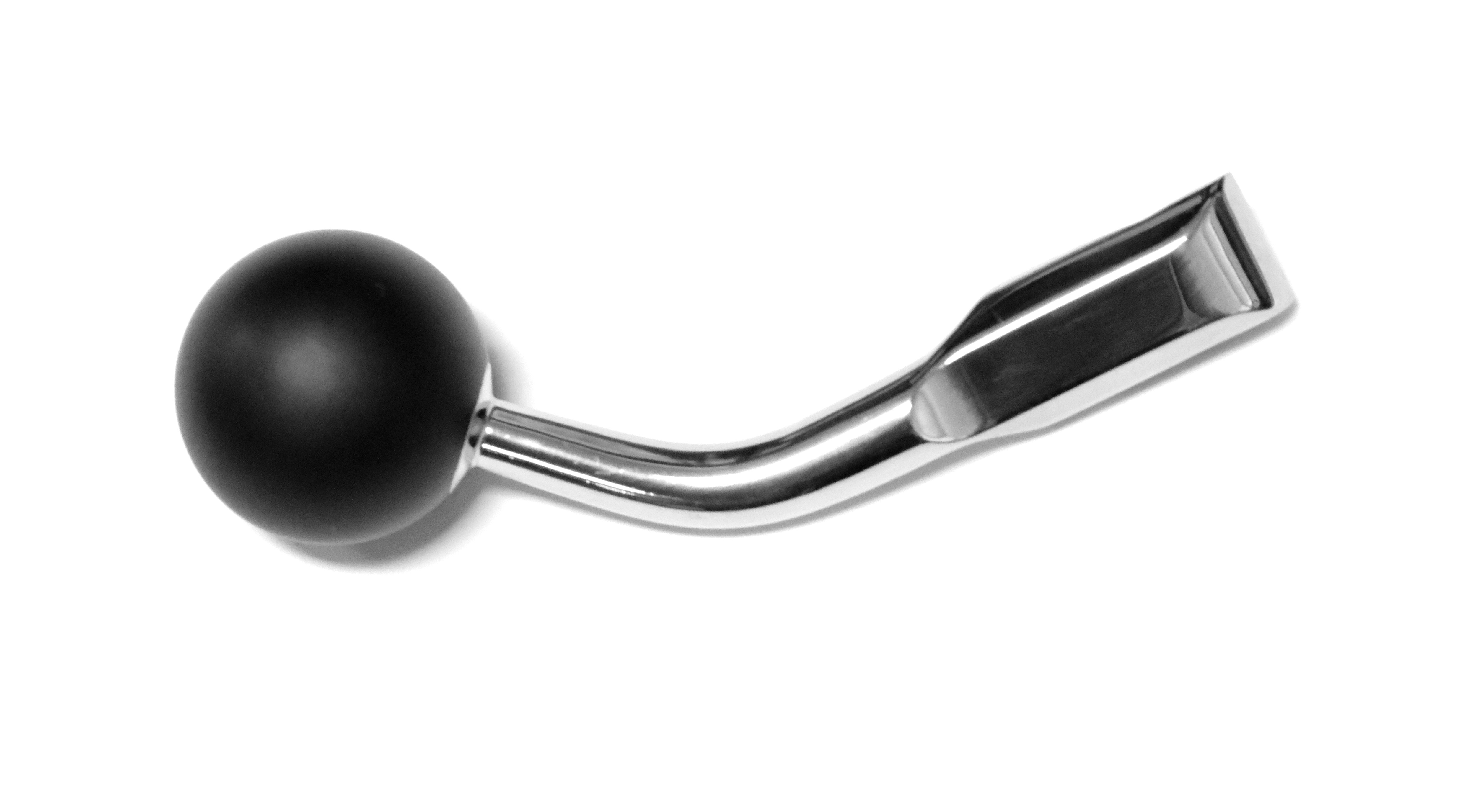 STERK SWEPT BOLT HANDLE | SILVER SHAFT BLACK KNOB | TIKKA T3 