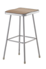 Heavy Duty Fixed Height Square Steel Stool - NPS 6300 **30"H**