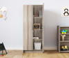 Teacher Tall Storage Cabinet - Tot Mate TM2264 **Double Door - Shadow Elm - Supplies and Accessories Not Included**