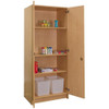 Teacher Tall Storage Cabinet - Tot Mate TM2264 **Double Door - Maple - Supplies and Accessories Not Included**