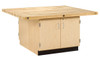 Forum Fixed Four-Station Wood Workbench - Diversified