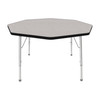 Octagon Activity Table with Adjustable Height - Mahar 48OC