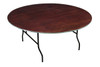 Midwest R54E Plywood Core 54 inch Round Folding Table