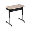 Access Adjustable Desk with Book Box and Hard Plastic Top - USACapitol