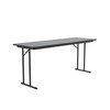 Deluxe High Pressure Laminate Off Set Leg Folding Seminar Table - Correll