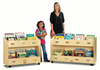 Mobile 8-Section Book Organizer - Jonti-Craft 5369JC
**Additional Furniture and Books Not Included**