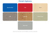 Toddler Table Top Color Finish Swatches  Toddler Table Top Color Finish Swatches
