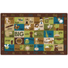 Carpets for Kids 59762 Rhyme Time Nature Rug 7' 6" x 12'