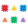 Foundations CarePlay Oversized Waffle Grid Building Blocks C5016