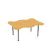 My Place Rectangle Table Adjustable Height - Tot Mate My Place Rectangle Table Adjustable Height - Tot Mate