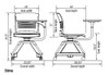 KI Learn2 L2STP/NA/SAR Strive Chair with Worksurface and Accessory Rack