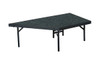 National Public Seating SP3616C Portable Stage Pie with Carpet