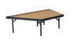 National Public Seating SP3616HB Portable Stage Pie with Hardboard Deck