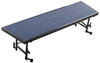 National Public Seating RT16C Tapered Riser with Carpet