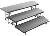 National Public Seating RT3LC 3 Level Tapered Risers with Carpet