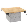 Forum Industrial Arts Four-Station Workbench with Twelve Vertical Lockers - Diversified WB12-4V