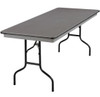Midwest 830NLW Rectangle Hexalite Folding Table 30 x 96