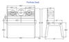 Whitney Plus Porthole Desk - Whitney Brothers CH0200