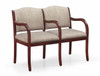 Community LA1292 Laurel Two Chair Unit with Arms Upholstered Seat and Back 