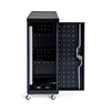 Laptop and Tablet Compact Charging Cart for 12 Devices - Luxor LLTP12-B