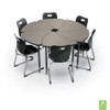 Hierarchy Large Chevron Table - MooreCo - Sold Separately - Props Not Included