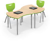 Hierarchy Quad Desk - MooreCo - Sold Individually - Props Not Included
