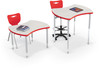 Hierarchy Quad Desk - MooreCo - Sold Individually - Props Not Included