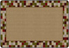 Border Blocks Brick Rug - Flagship FM179