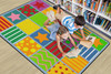 Silly Seating Classroom Rug - Flagship FE331