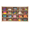 Wood Designs C14501F Contender 20 Tray Storage with Translucent Trays