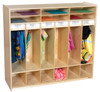 Wood Designs WD990539 Open Six Shelf Locker