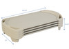 Children's Factory SpaceLine Stackable Daycare Cots