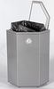 Magnuson VA18SCL Valuta 35 gallon Indoor Waste and Recycling Receptacle