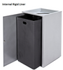 Magnuson ST-11 Storlek 70 Gallon Waste Bin With Recycling Top