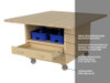 Hann AWS-2D2T-C Butcher Block Crafts and Project Workstation
**Casters Sold Separately**