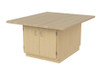 Hann AWS-3331 Butcher Block Art and Printmaking Workstation with Cupboard