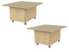 Hann AWS-3331-C Butcher Block Art and Printmaking Workstation with Cupboard
**Casters Sold Separately**