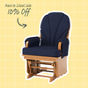 Foundations 4201046 Lullaby Adult Glider Rocking Chair