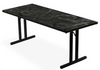 Southern Aluminum SA1860 Swirl Folding Table 18x60 (Roman Legs)