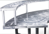 Southern Aluminum SA3672 Swirl Folding Table with Tier 