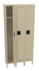 Tennsco STK-121272-3 Unassembled Steel Single Tier 3 Wide Locker with Legs 36 x 12 x 78