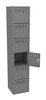 Tennsco BK6-151512-A Unassembled Steel 6 Tier Box Lockers without Legs 15 x 15 x 72