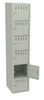 Tennsco BK6-151812-A Unassembled Steel 6 Tier Box Lockers without Legs 15 x 18 x 72