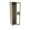 Tennsco CSL-151872-1 Steel Single Tier C Thru Locker with Legs 15x18x78