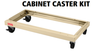 Optional Cabinet Caster Kit