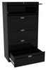 Tennsco LPL3660L50 Combination 4 Fixed and 1 Retractable Drawer Lateral File 36x18x65