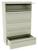 Tennsco LPL4260L50 Combination 4 Fixed and 1 Retractable Drawer Lateral File 42x18x65