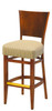 Grand Rapids Chair W504BS-V21 Wood 29.75 Inch Half Pullman Seat Melissa Barstool Chair Solid Back