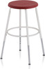 600 Series Adjustable Height Industrial Stool with Polypropylene Seat - KI