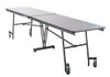 Mobile Rectangle Folding Table - NPS MT **Black Powder-Coat legs**